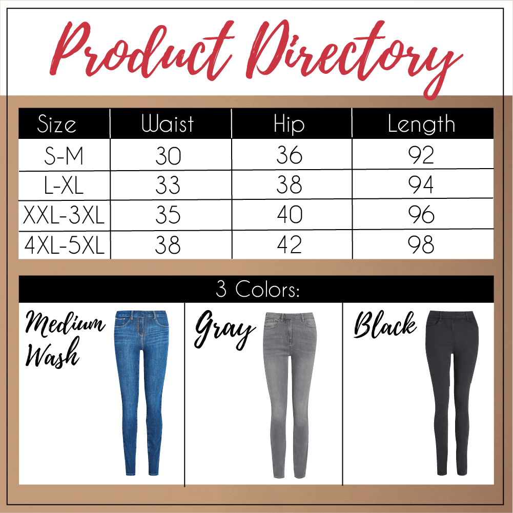 CHONA™ Imitation Denim Seamless Sculpting Legging