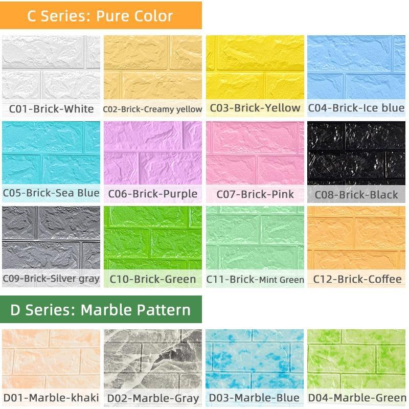 3D Wall Panels Peel and Stick Wallpaper
