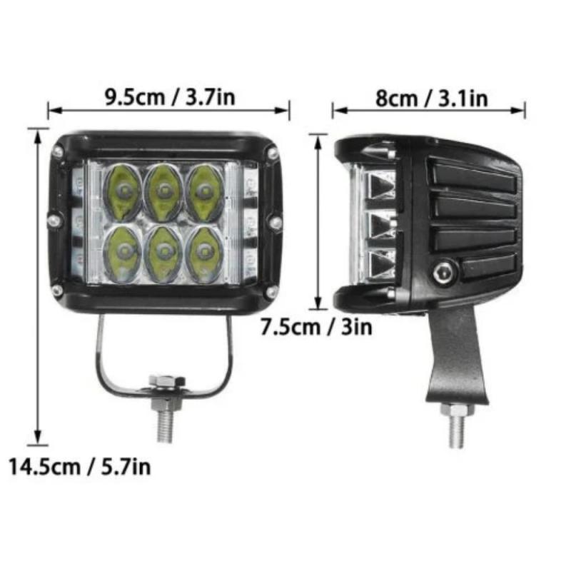 Side Shooter Strobe Lights for Truck ATV Boat