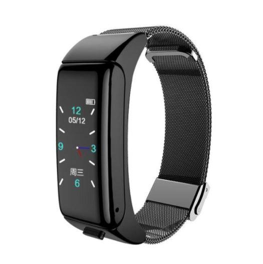 Connected watch with bluetooth earphone