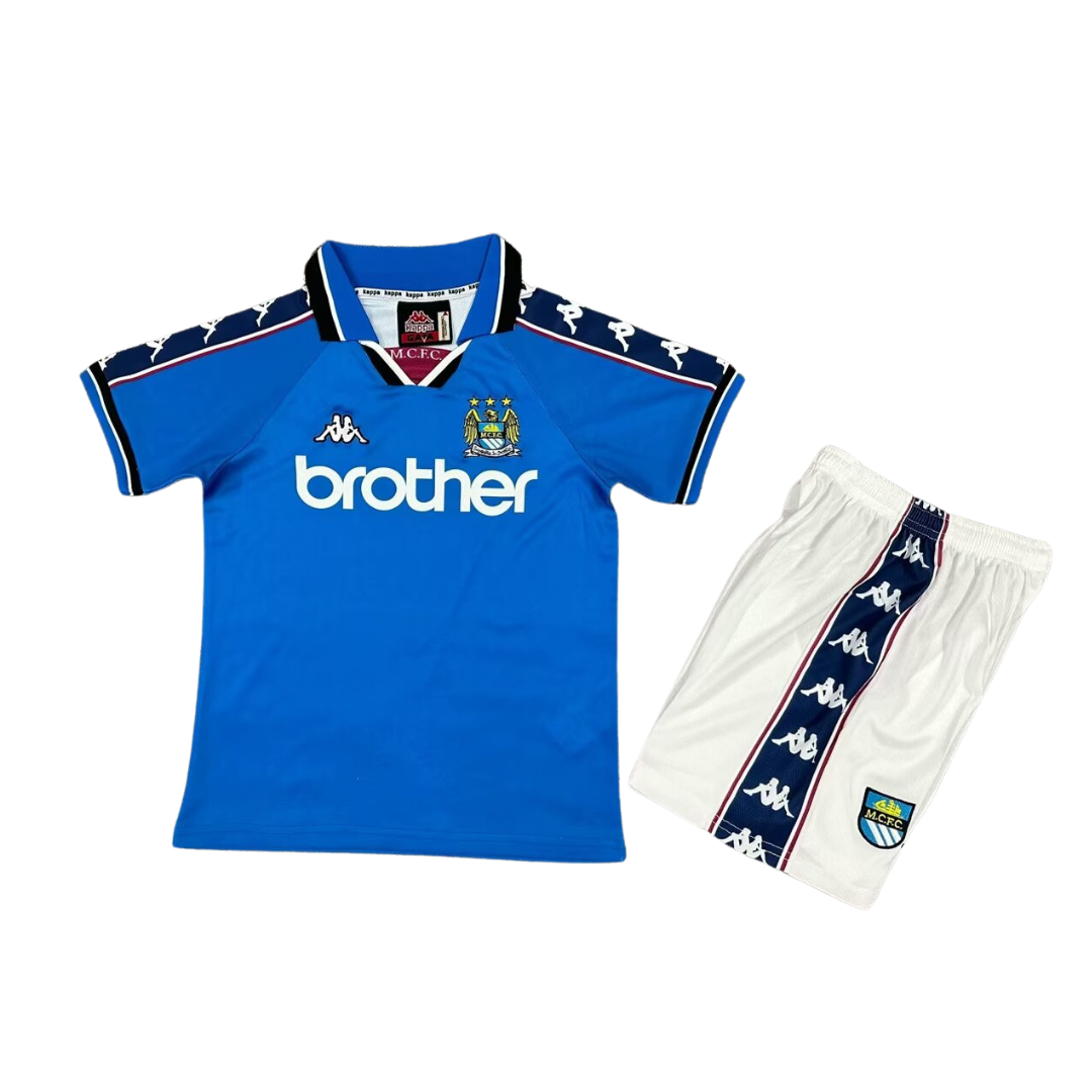 Ensemble enfant domicile de Manchester City 1997-1998