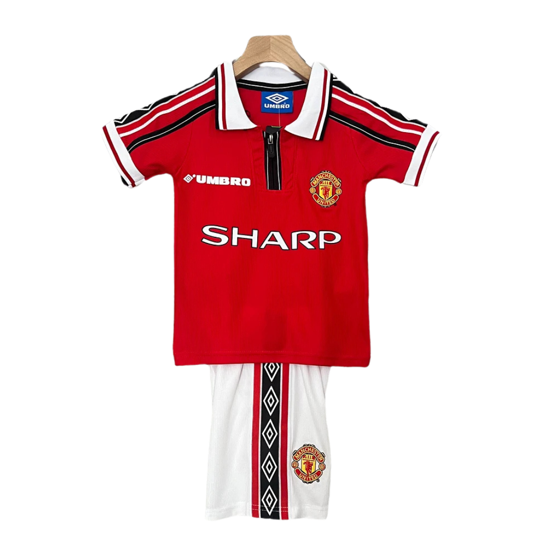 Tenue domicile enfant de Manchester United 1998-1999