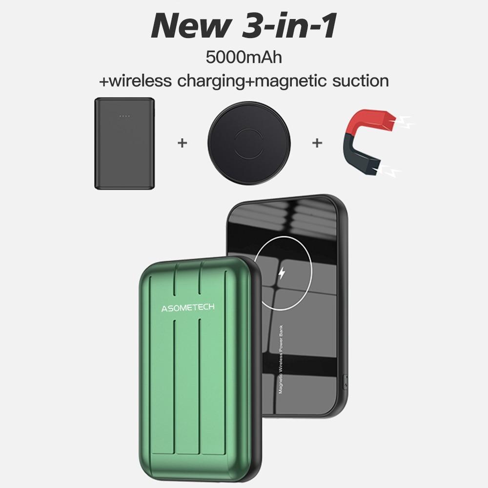 Charge Fast™ MagSafe Ultra-Thin Magnetic Wireless Charging Power Bank 5000mAh