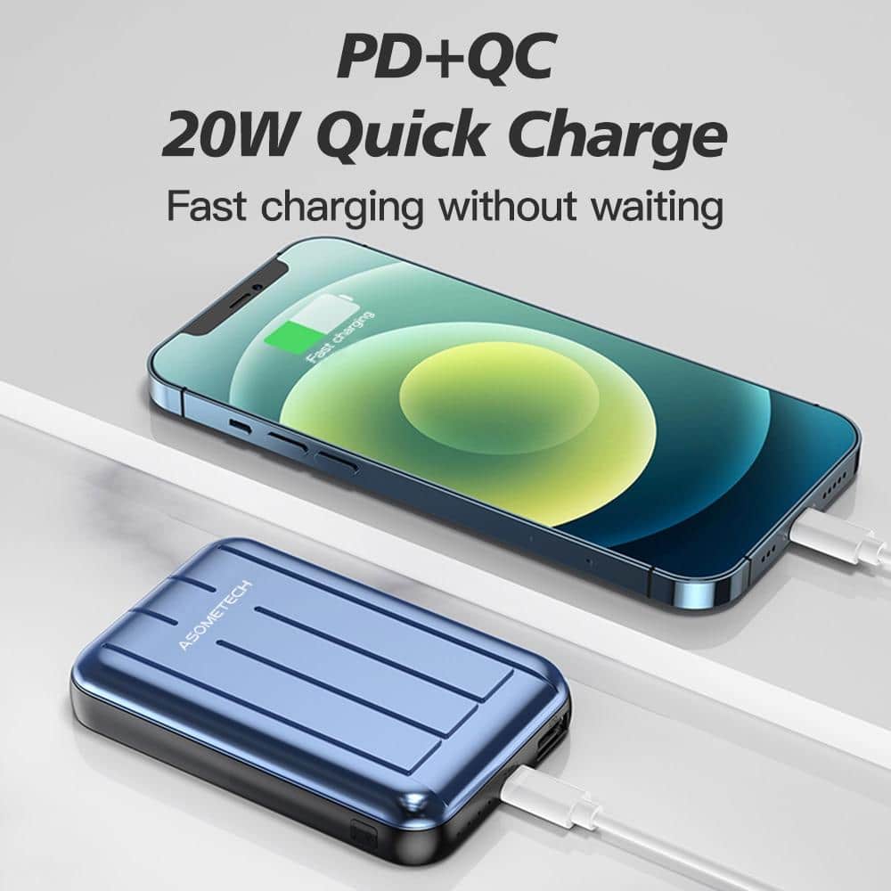 Charge Fast™ MagSafe Ultra-Thin Magnetic Wireless Charging Power Bank 5000mAh
