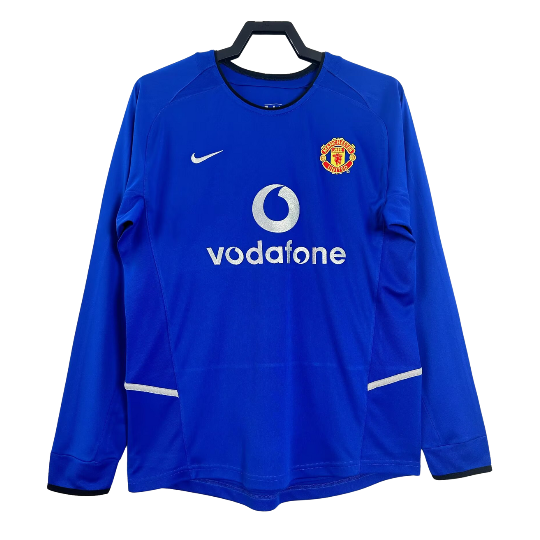 Manchester United uitshirt met lange mouwen - 2002-03