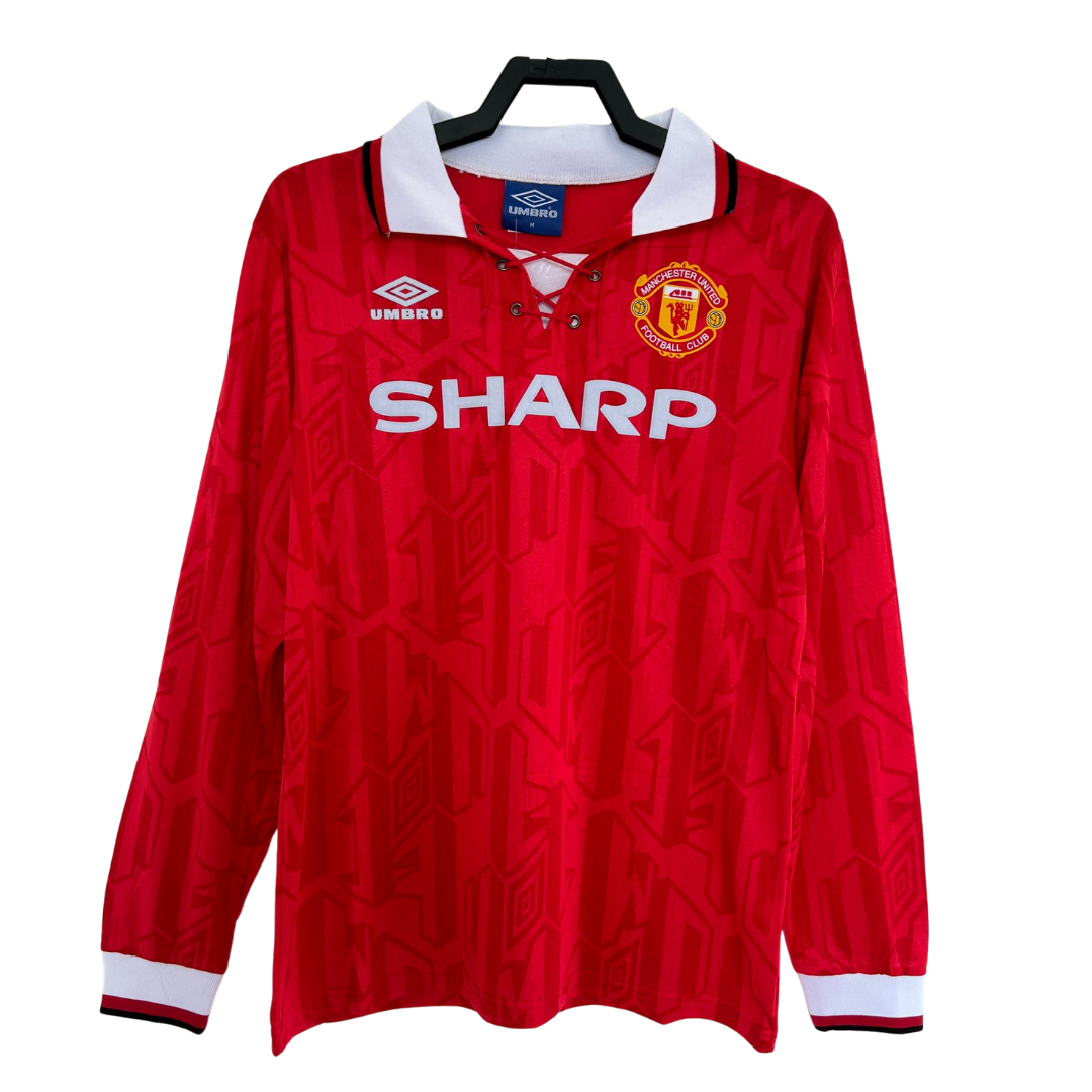 Maillot domicile à manches longues de Manchester United - 1992-94