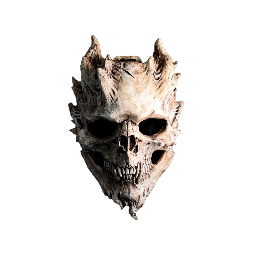 Skull and bones warrior horror Halloween mask