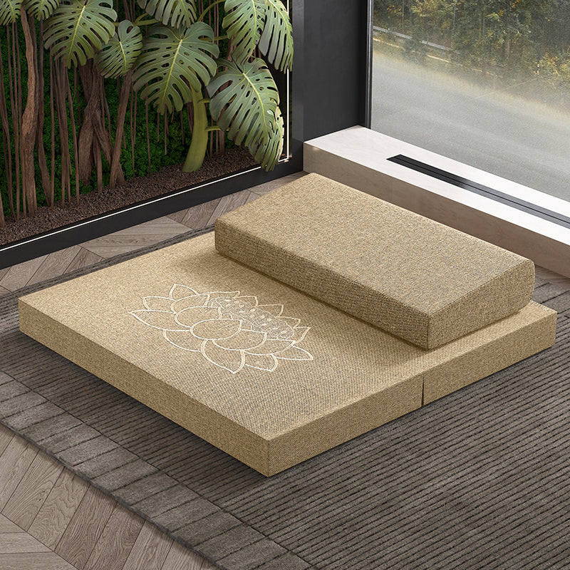 Meditation Chair with Back Support & Bonus Portable Buckwheat Cushion