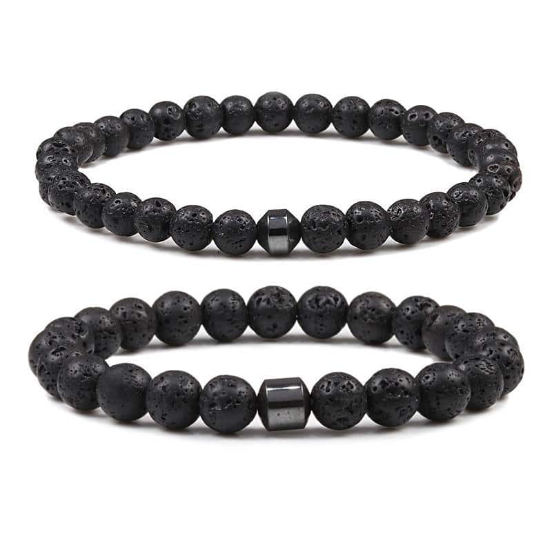 Anti-Swelling Black Obsidian Bracelet
