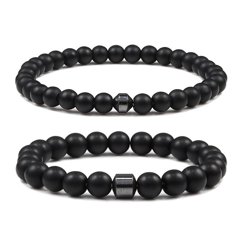 Anti-Swelling Black Obsidian Bracelet
