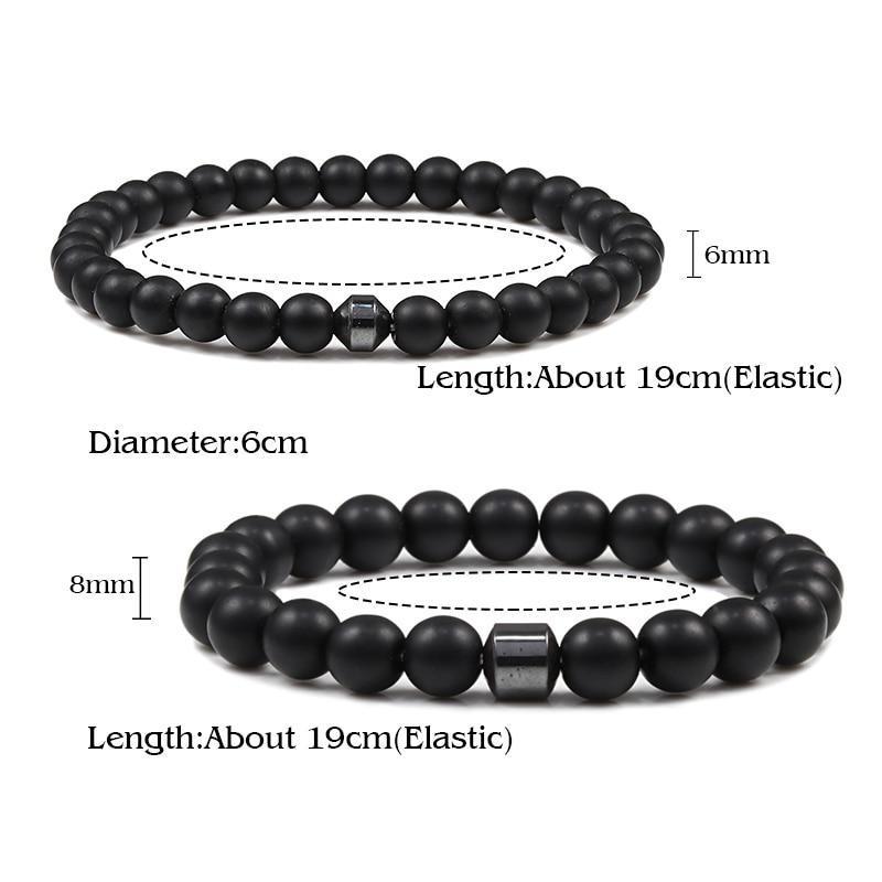 Anti-Swelling Black Obsidian Bracelet