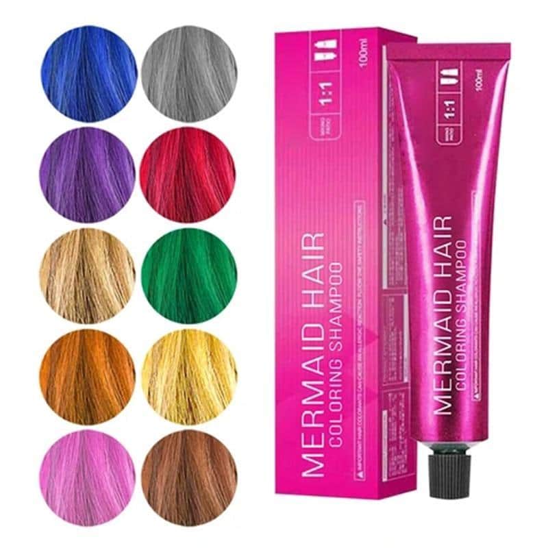 Mermaid Hair Coloring Shampoo
