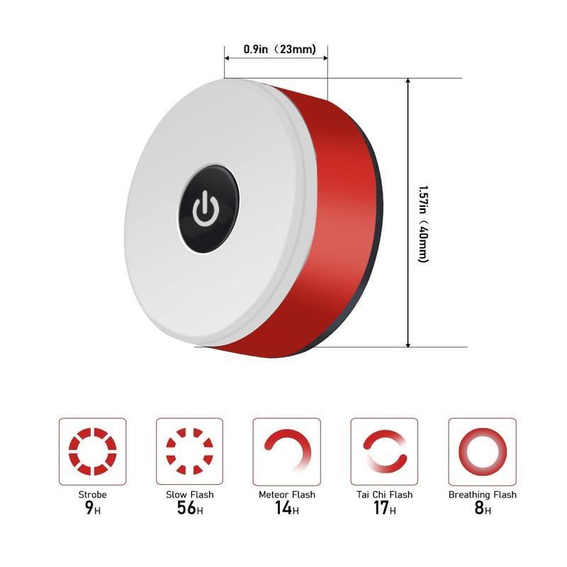 Mini LED Bicycle Tail Light Warning Light