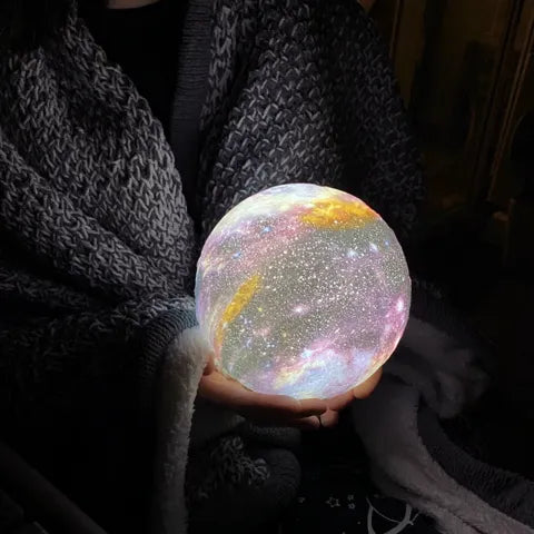 Galaxy moon lamp, night light, 16 colors