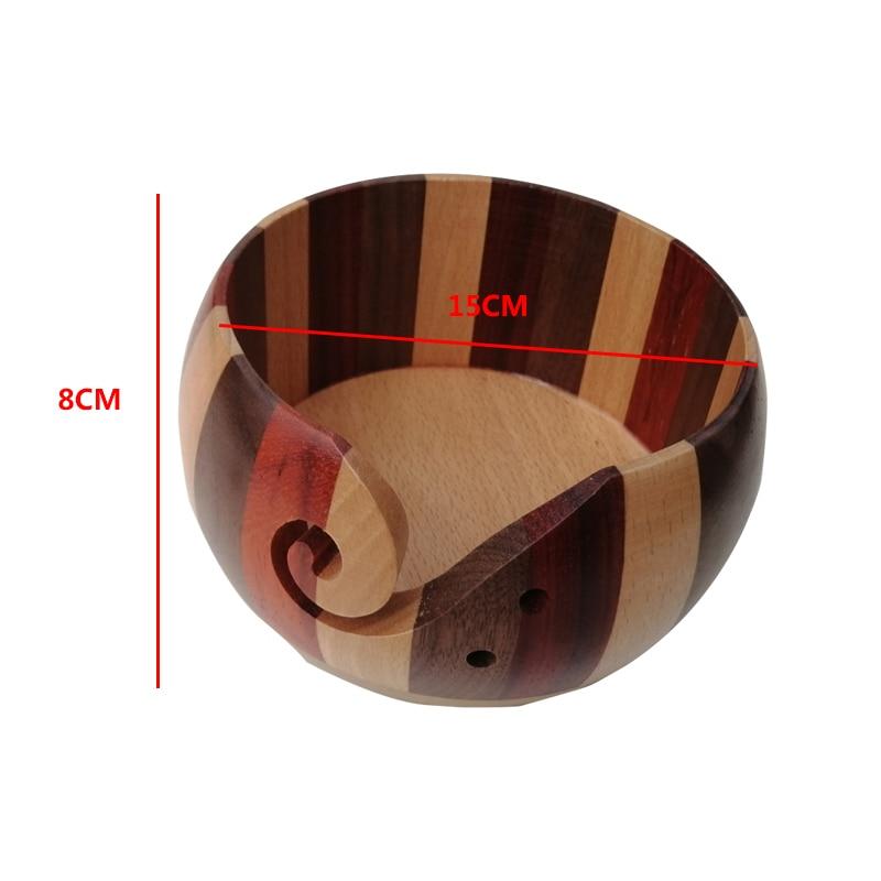 Handmade Wooden Yarn Bowl