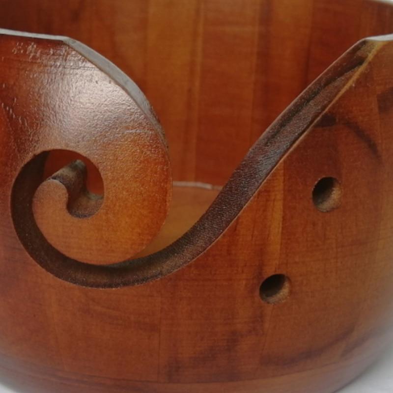 Handmade Wooden Yarn Bowl