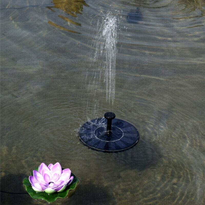 Solar powered fountain pump