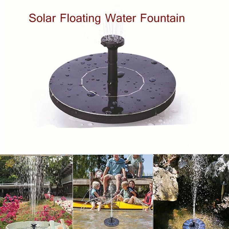 Solar powered fountain pump
