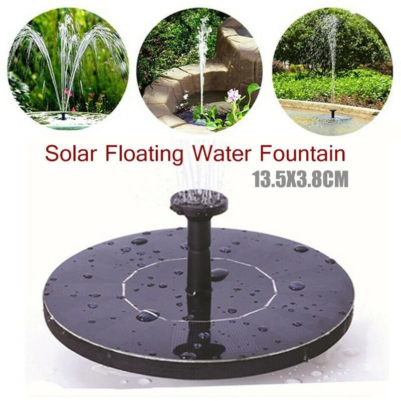 Solar powered fountain pump