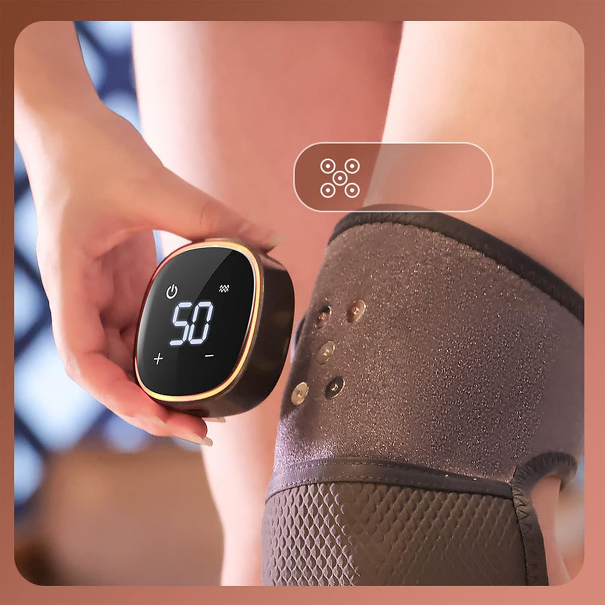 RejuvaKnee 3 in 1 Wireless Knee Heater, Shoulder Massager, Leg Vibration, Arm Vibration, Joint Splint, Muscle Relaxation