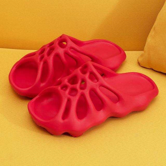 Breathable summer slippers for women