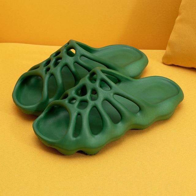 Breathable summer slippers for women