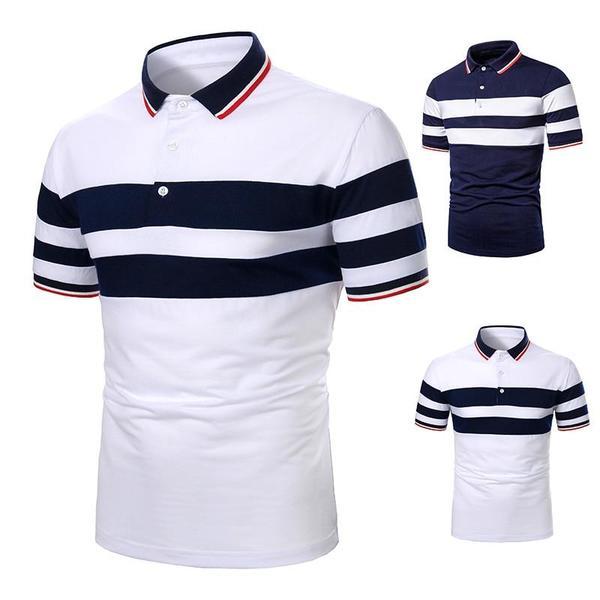 Mens Casual Short Sleeve Polo Shirt
