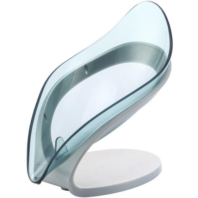 Leaf shaped soap dish