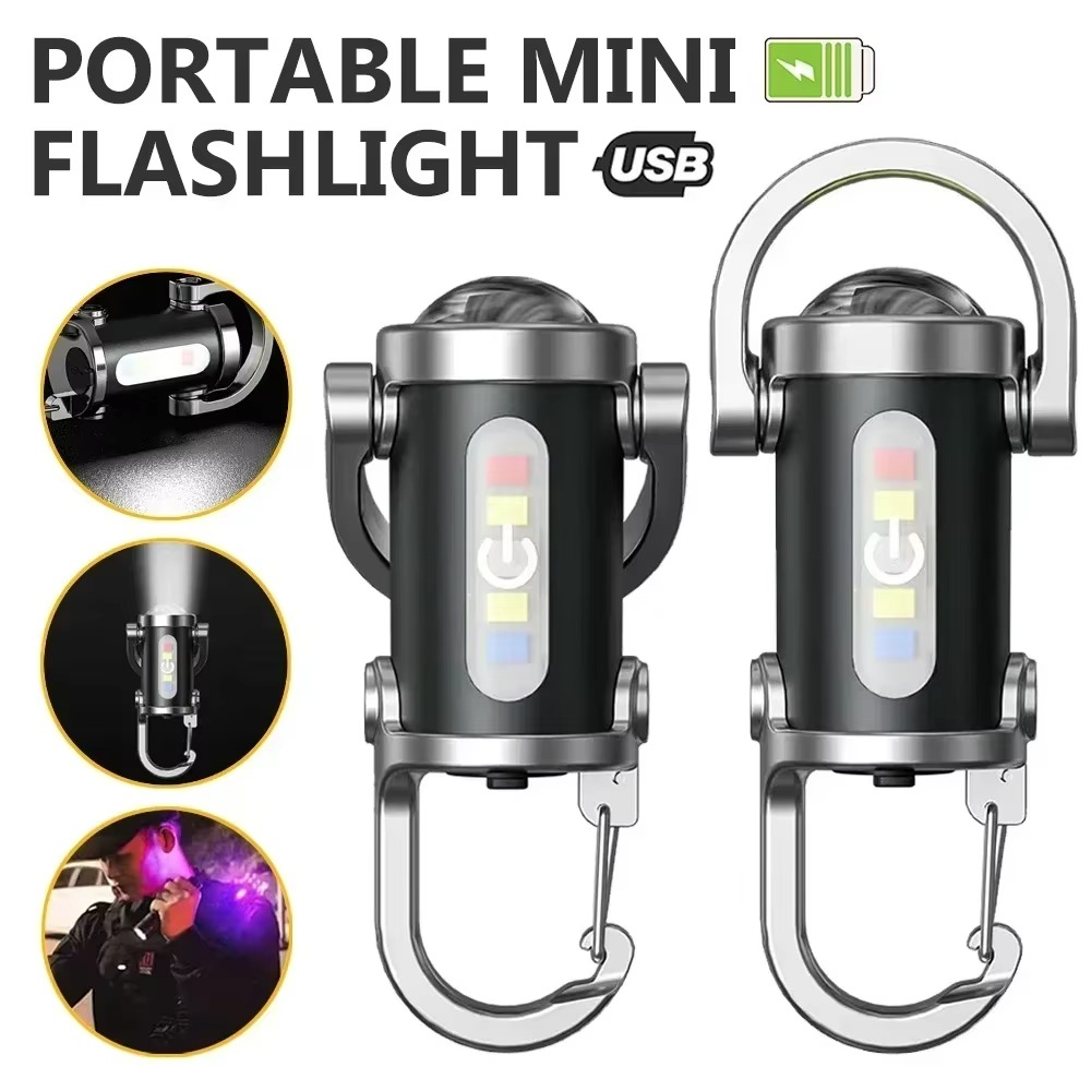 Whoonly Powerful Flashlight Portable Power Bank 20,000 mAh 3-in-1 Multifunctional 6000 Lumens Brightness, Waterproof