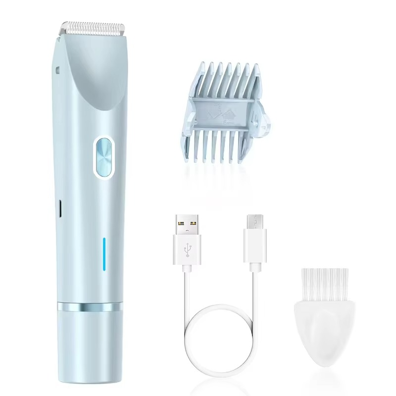 SilkyGlow 2-in-1 intimate shaver for women