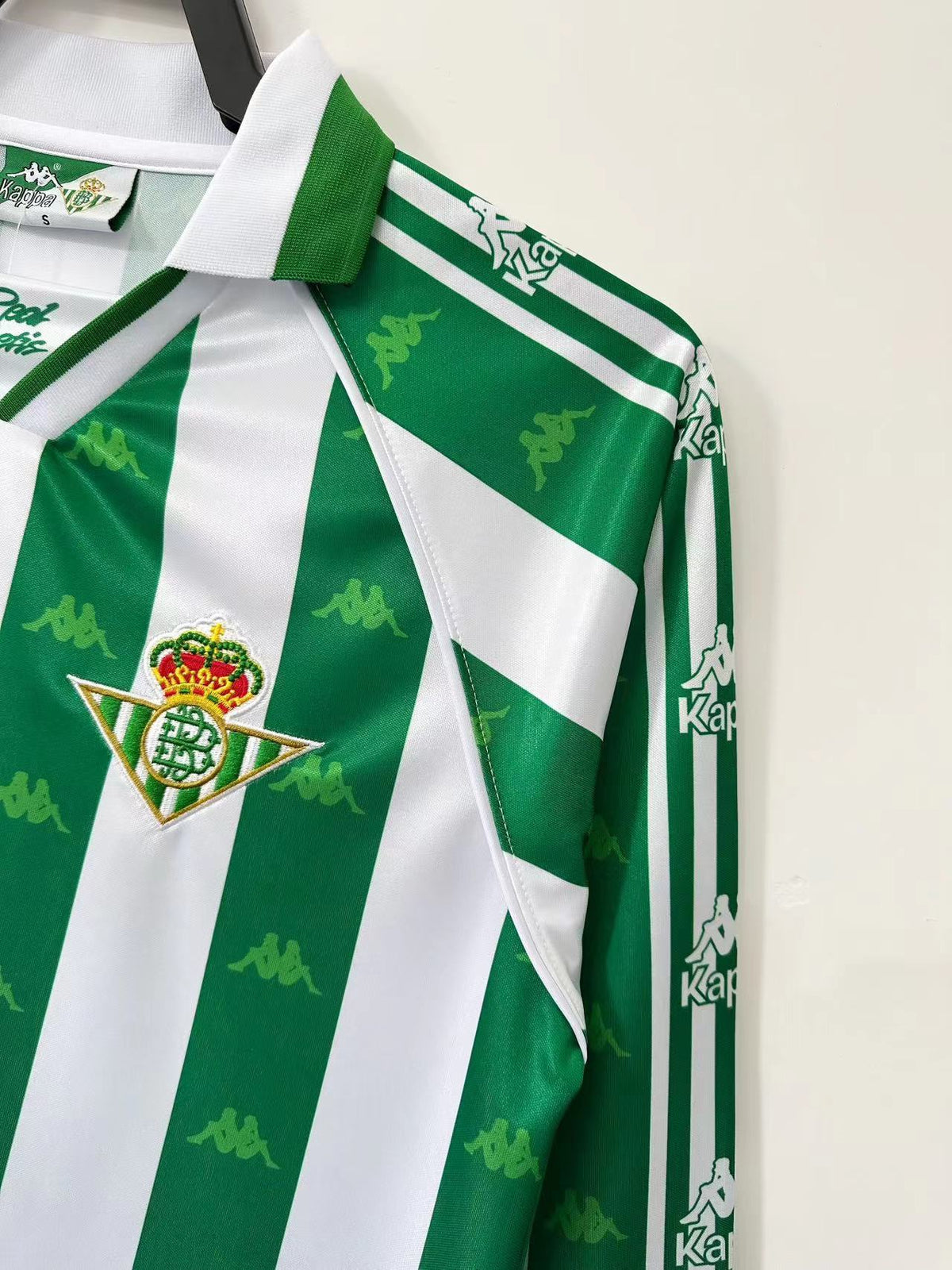 Real Betis thuisshirt met lange mouwen - 1995-97