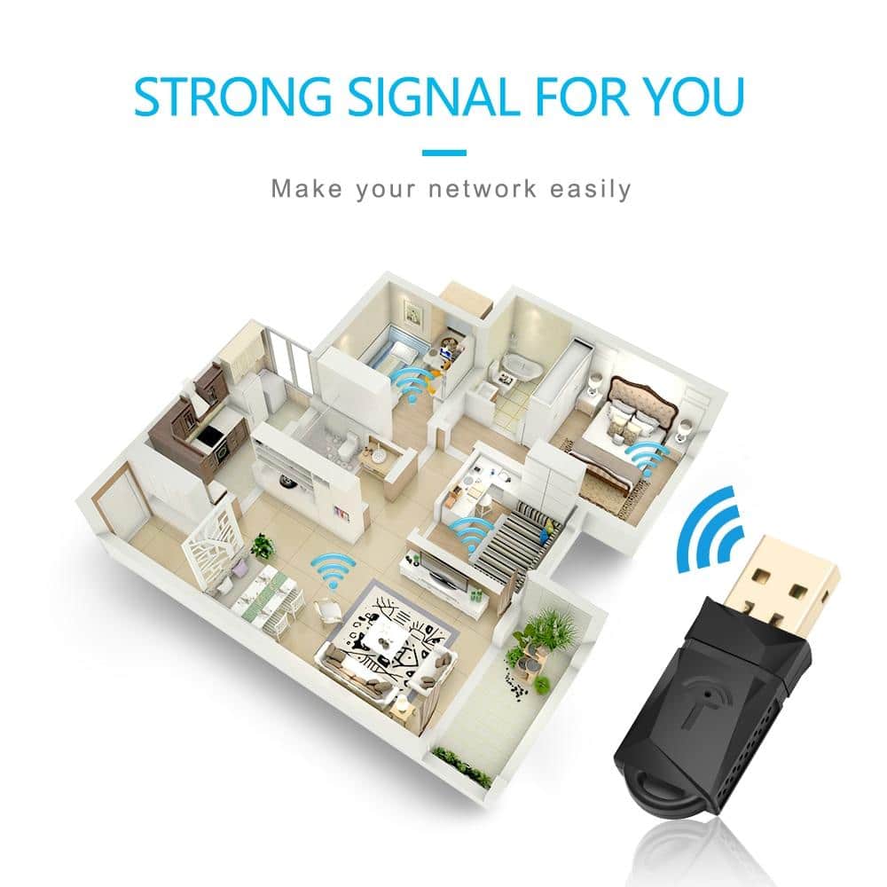 Wireless USB WIFI Adapter 600Mbps Dual Band
