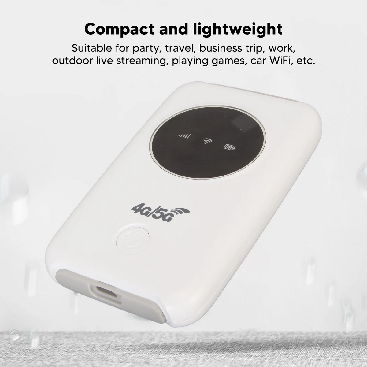 Vytsrd Portable Wireless WiFi Router with USB Port 4G Modem 300Mbps
