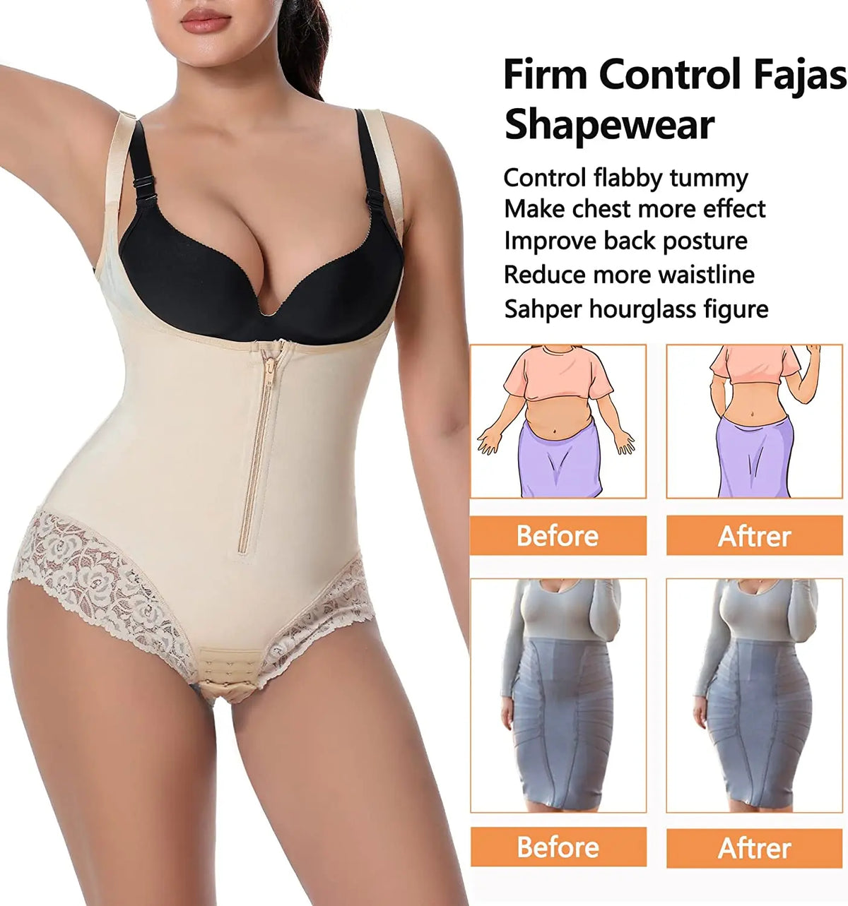 Full Body Shaping Suit – High Waist Seamless Supportive Design