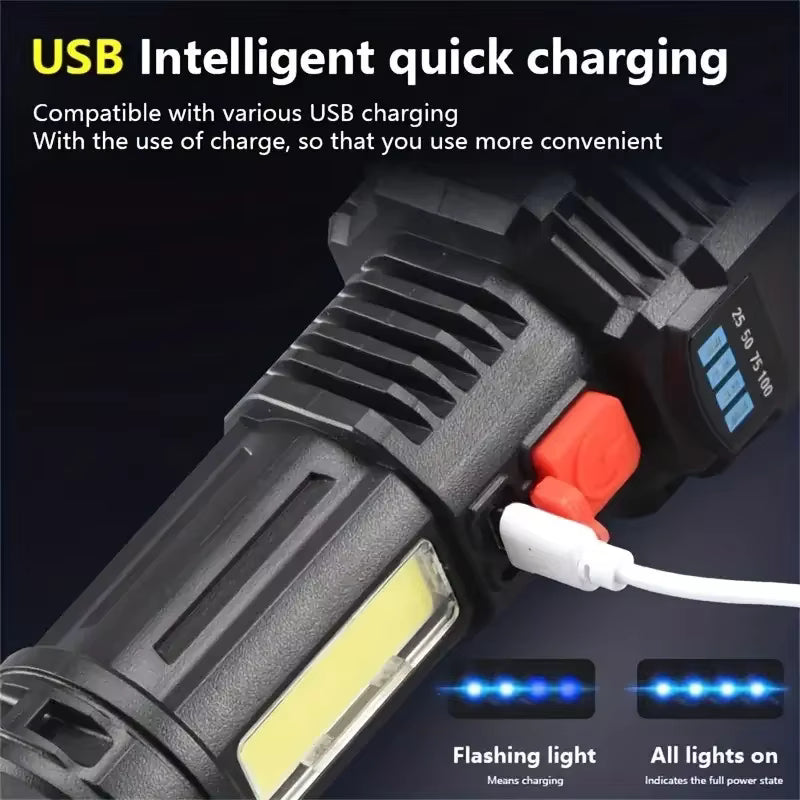 ForceFlash Pro Waterproof rechargeable flashlight