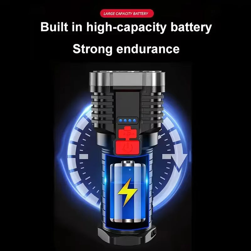 ForceFlash Pro Waterproof rechargeable flashlight