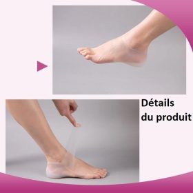 Invisible orthopedic insoles with adjustable height