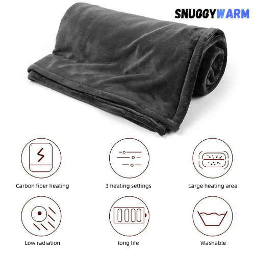 SnuggyWarm™ Heated Blanket Shawl