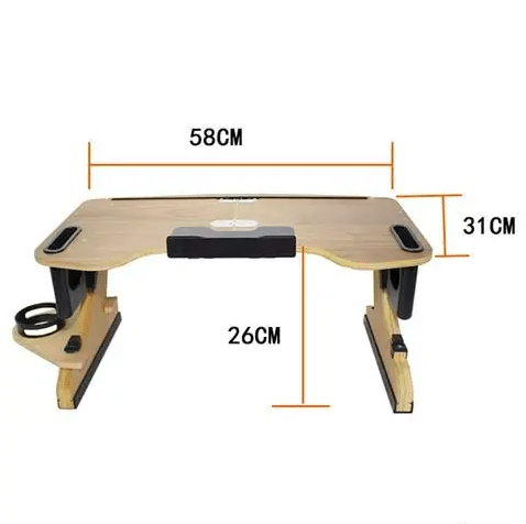 Adjustable laptop table