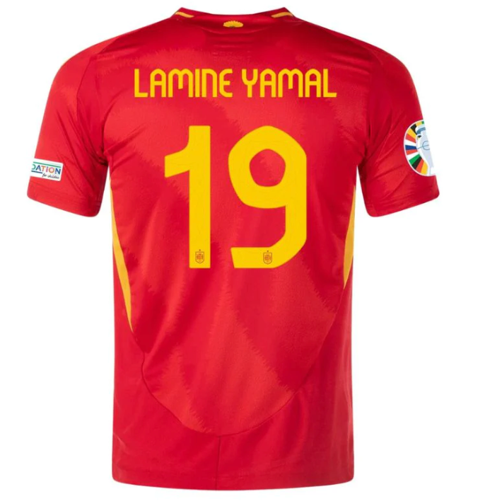 Maglia casalinga della Spagna 24/25 Euro 2024