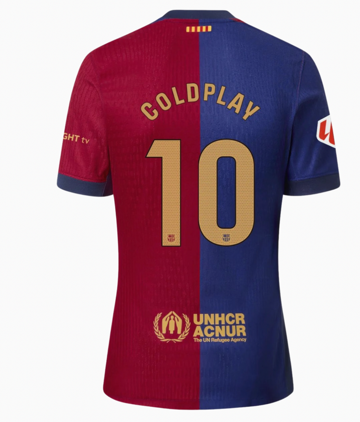Maillot de football Coldplay du FC Barcelone
