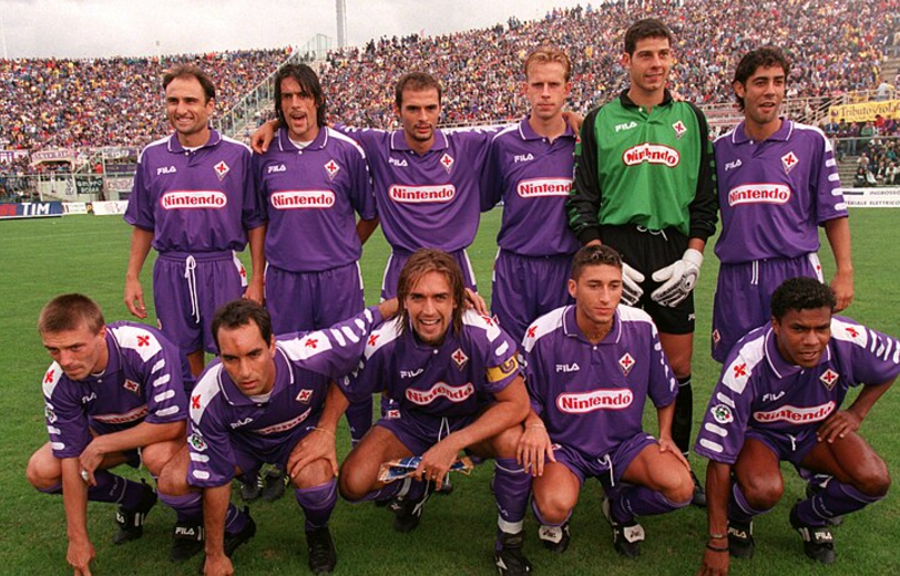 Maillot rétro de la Fiorentina 1998 / 1999