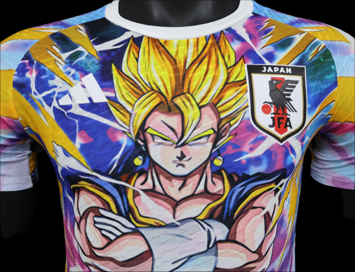 Maglia da calcio del Giappone Super Saiyan