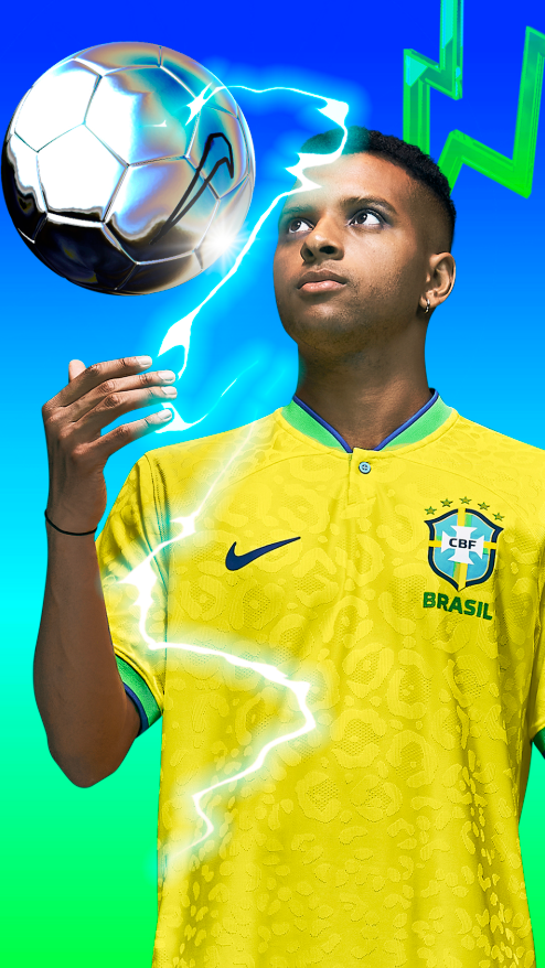 Maglia casalinga della nazionale brasiliana per i Mondiali 22/23