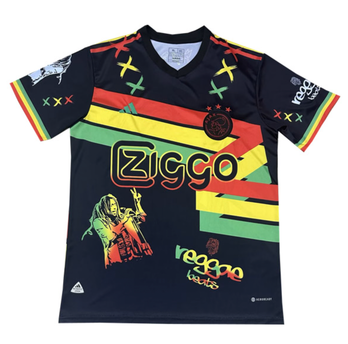 Maglia dell'Ajax Bob Marley in edizione speciale