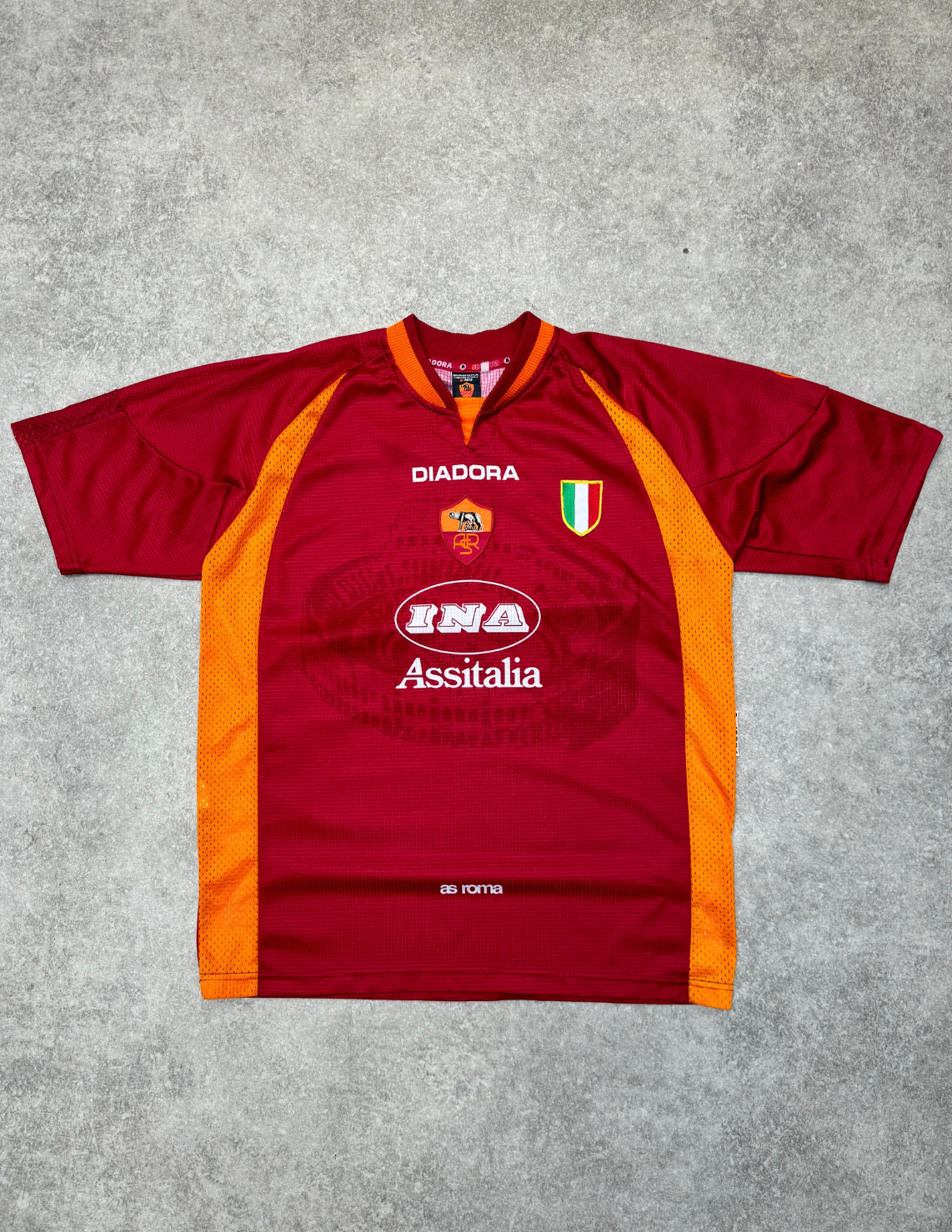 Maglia rétro casalinga dell'AS Roma 1997/1998