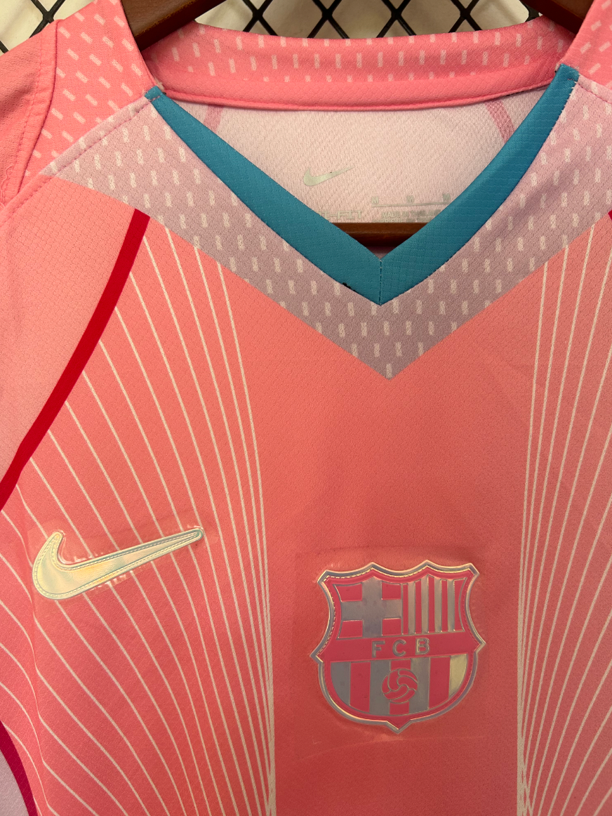 FC Barcelona roze kindertrui 2025–26