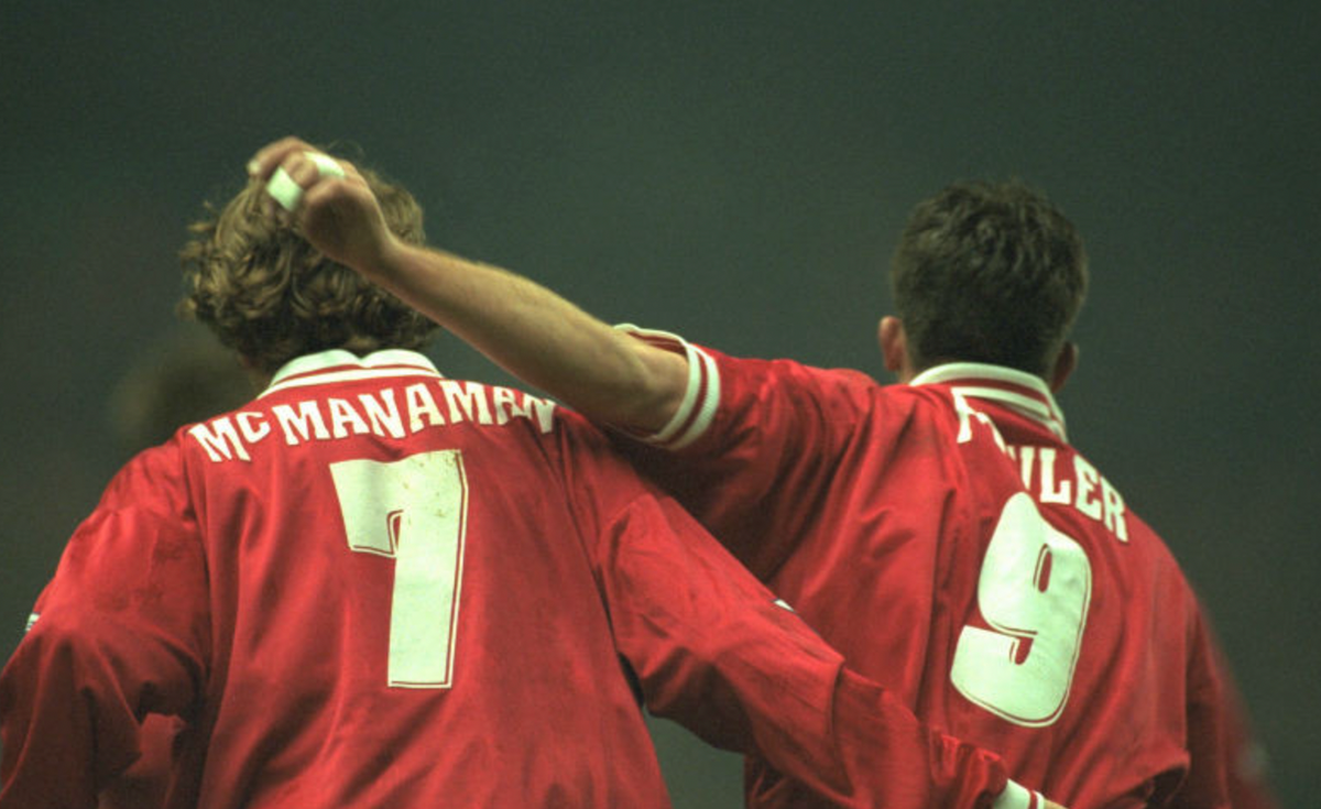 Maillot rétro domicile de Liverpool 1996-1997
