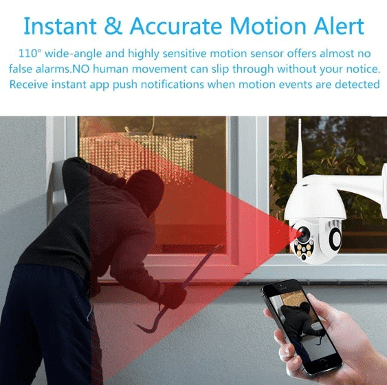 1080P 5X Zoom Wireless Outdoor Camera