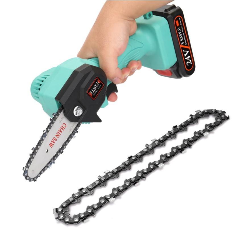Rechargeable electric mini chainsaw